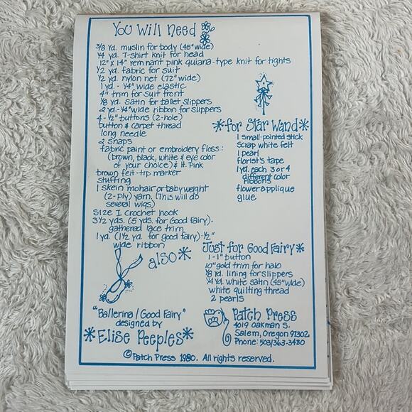 Vintage doll patterns - Victorian pillow dolls Ballerina good fairy sew craft - Picture 5 of 7